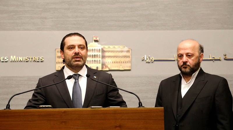 الحريري يعلن الاتفاق على التعديلات الضريبية و على صيغة لقطع الحساب تمكن الحكومة مع مجلس النواب من إقرار الموازنة
