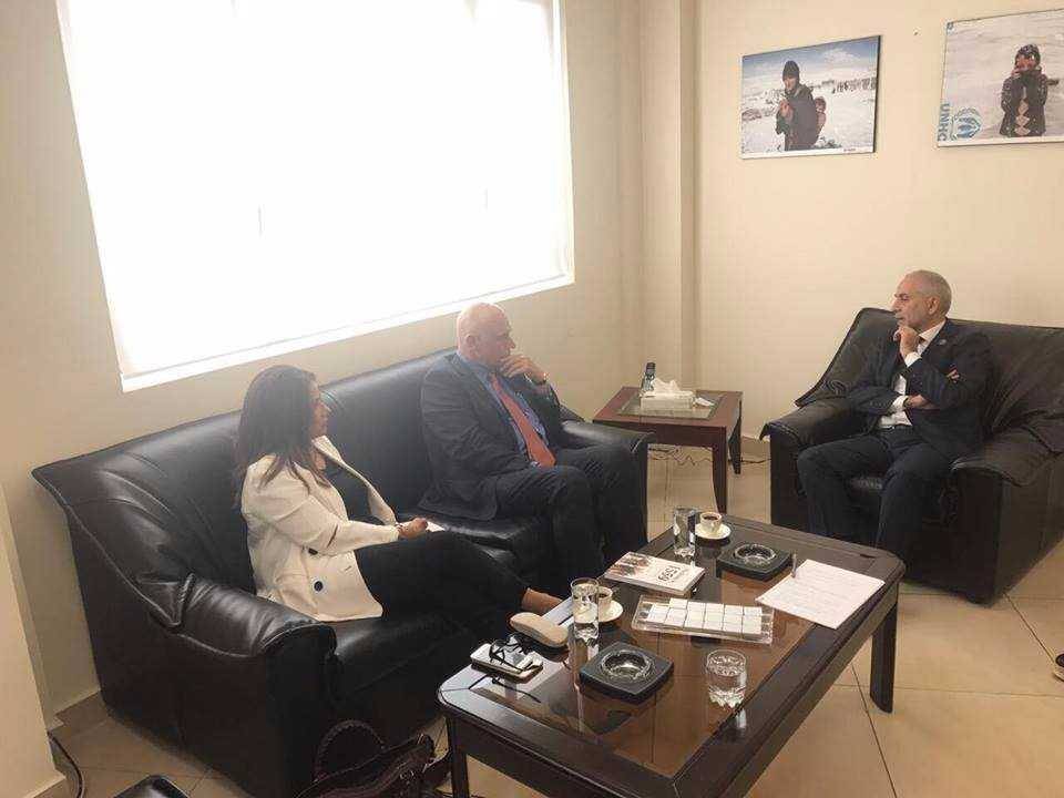 أوضاع النازحين السوريين بين المرعبي ووفد البنك الدولي