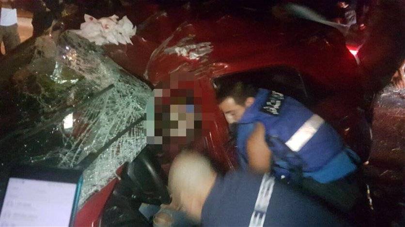 بالصورة- اصابة شابتين في حادث سير مروع في عجلتون