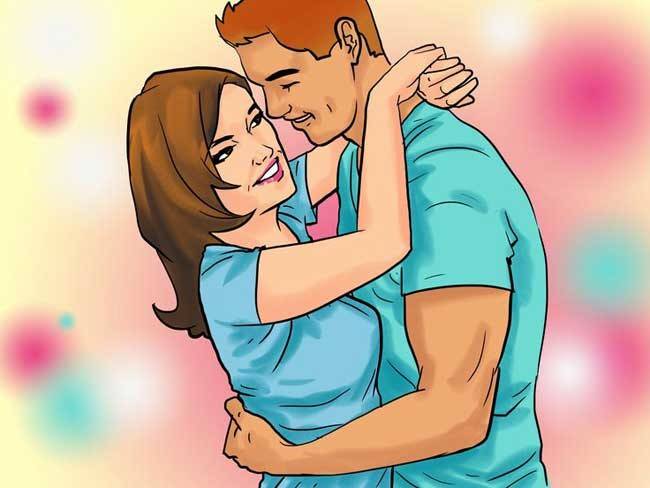 طريقة العناق بين الزوجين تكشف أسرار علاقتهما