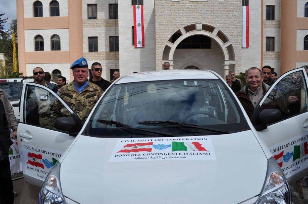 اليونيفيل الإيطالية دشنت طريقا يربط قرى اتحاد بلديات القلعة