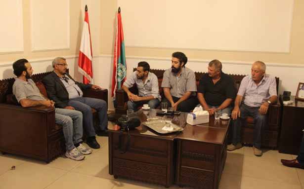 سعد استقبل وفد «الحملة لتحرير عبدالله»
