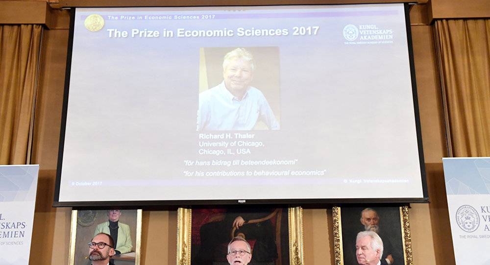 ريتشارد ثالر يفوز بجائزة نوبل في الاقتصاد لعام 2017
