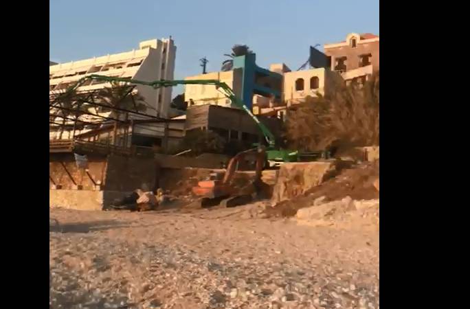 بالفيديو.. تعدٍّ فاضح على الأملاك البحرية في جبيل وتويني يتحرك