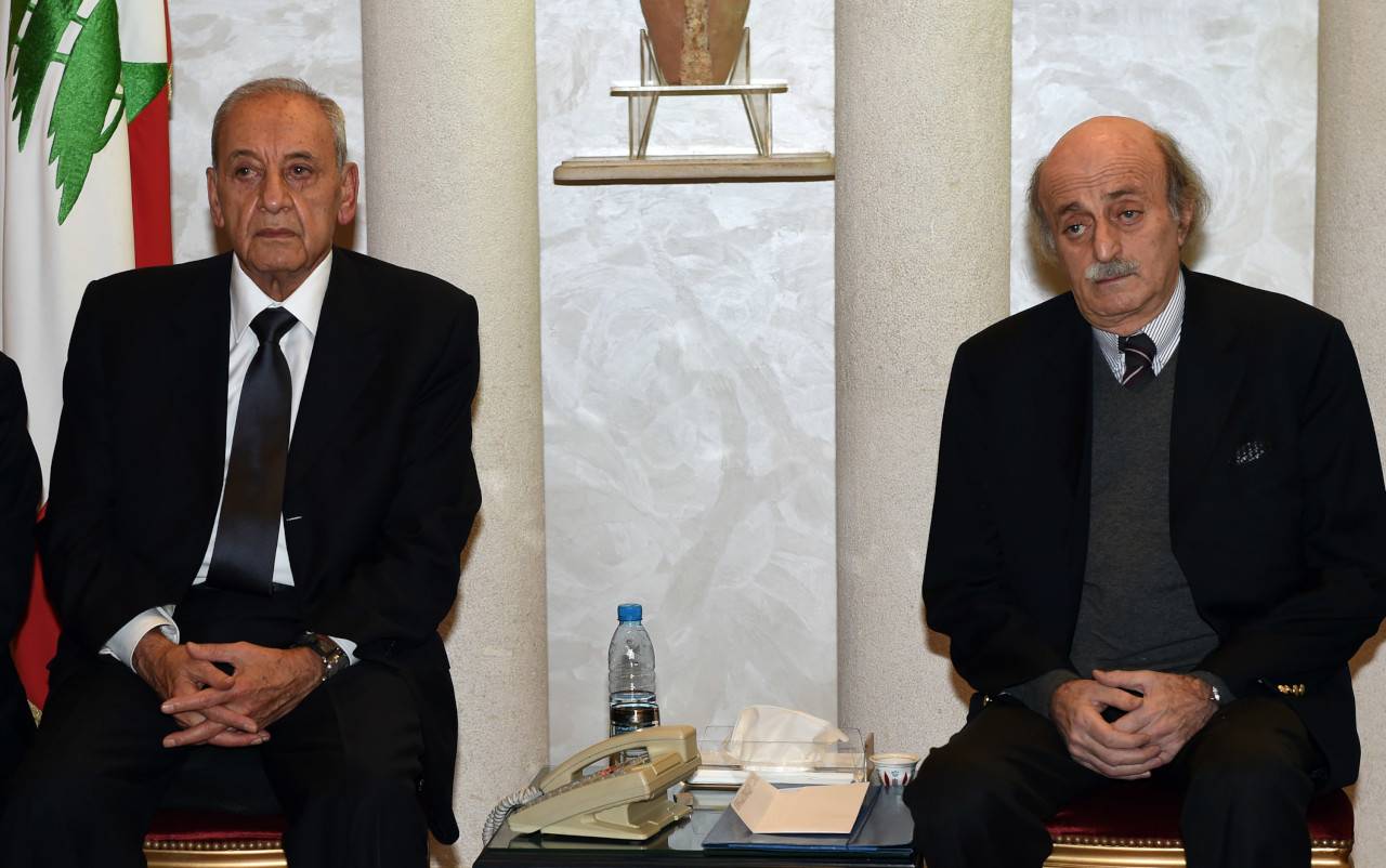 اتفاق انتخابي بين بري وجنبلاط