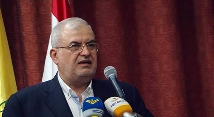 رعد: لتوحيد الرؤية الوطنية وإيجاد خطة لإعادة إنتاج دولة في لبنان