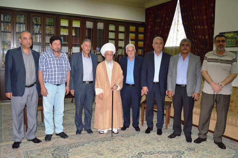 النابلسي التقى وفدا من لجنة متابعة ملف المطلوبين في عين الحلوة