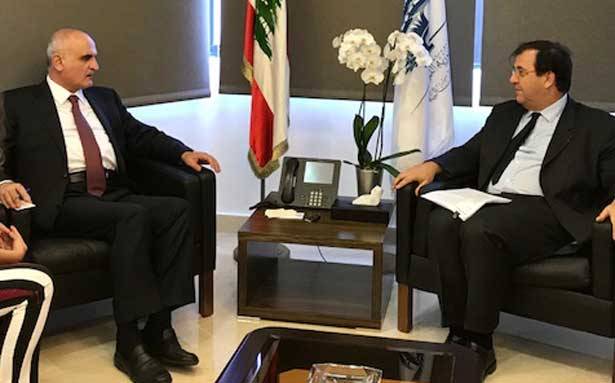حسن خليل عرض التعاون مع سفير فرنسا