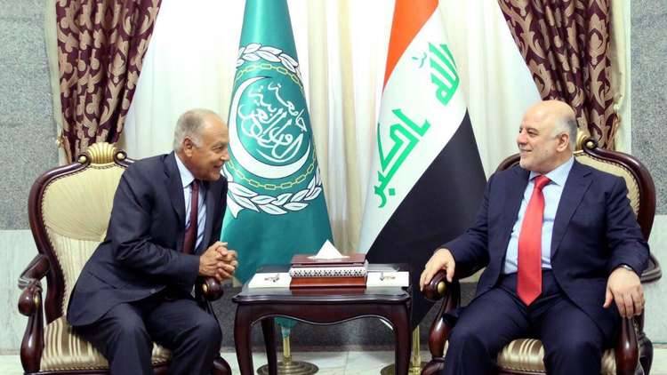 العبادي لأبو الغيط: الأوضاع مستقرة في كركوك ولن نسمح بإثارة المشكلات