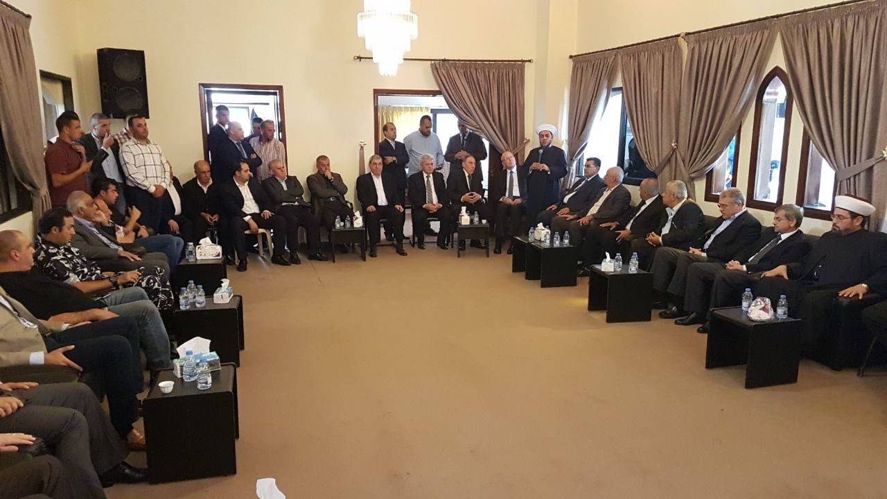 ميقاتي وشخصيات قدموا التعازي للبعريني بوفاة والده