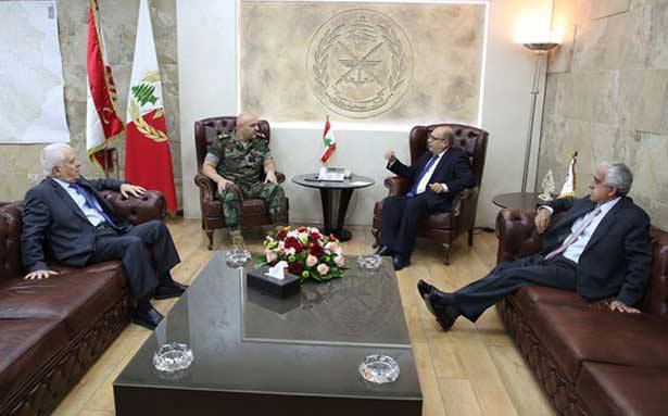 قائد الجيش عرض وزواره الأوضاع
افرام : يبقى جيشنا صمّام الأمان