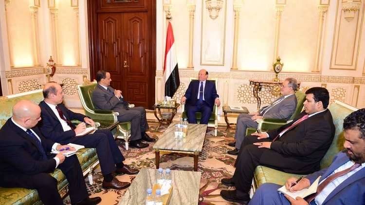 هادي يستقبل ولد الشيخ أحمد وواشنطن تؤكد دعمها للحكومة اليمنية