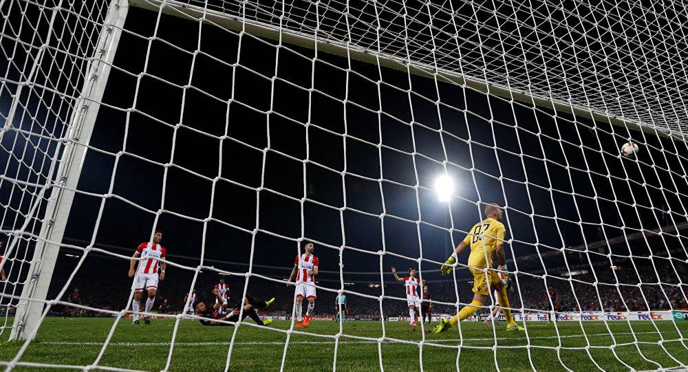 بالفيديو...أهداف مباراة أرسنال وريد ستار (1-0)