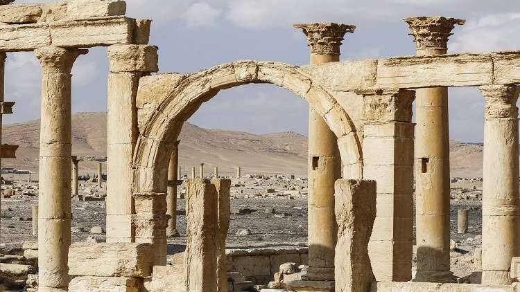 نموذج لتدمر السورية بالأبعاد الثلاثية