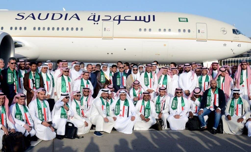 بالصور... العراق يستقبل أكبر وفد سعودي بعد انقطاع دام 27 عاماً!