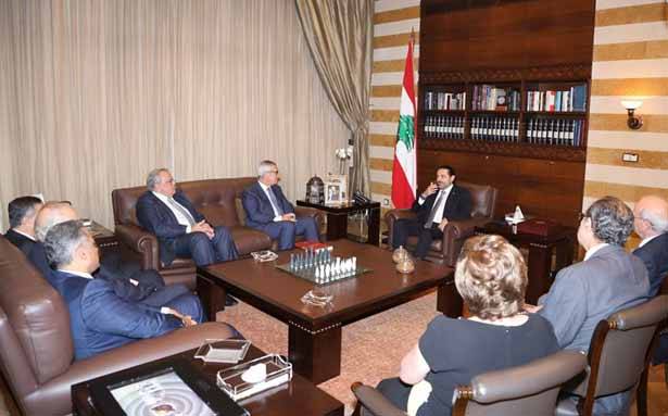 الحريري استقبل أعضاء مجلس القضاء الأعلى