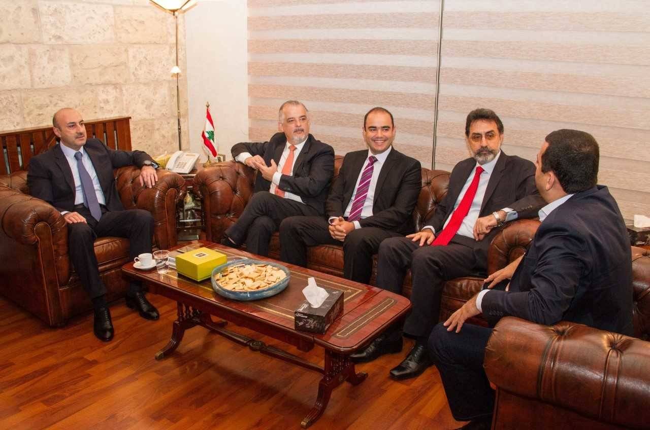 اللواء صليبا يستقبل وفداً برازيلياً رفيعاً