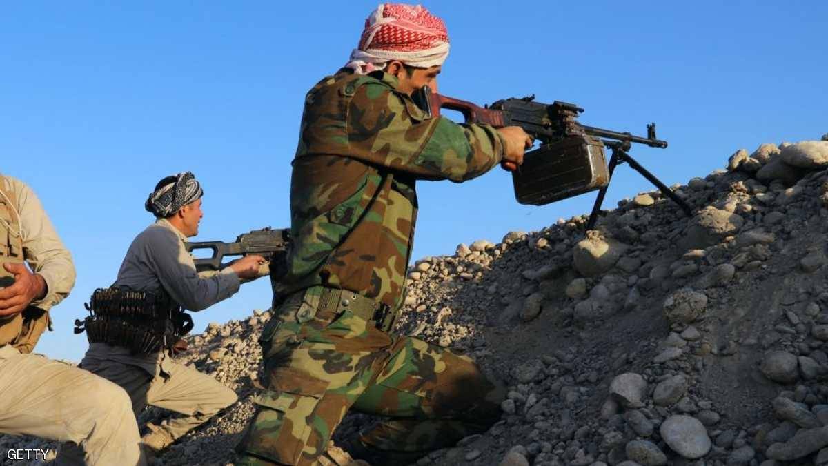 البشمركة تتصدى لهجوم شنه الحشد غربي الموصل