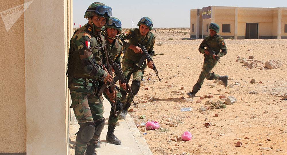 الجيش المصري يدمر سيارات محملة بالأسلحة عبر الحدود الغربية