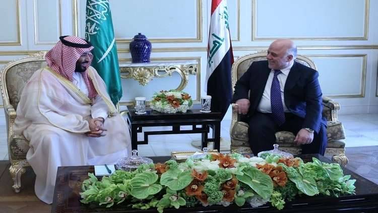ولي العهد السعودي يلتقي العبادي