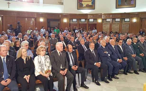 «الأحرار» أحيا ذكرى استشهاد داني شمعون وعائلته
