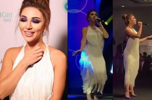 سعر مرتفع.. خمّني كم تبلغ كلفة فستان الشراشيب وحذاء ميريام فارس!