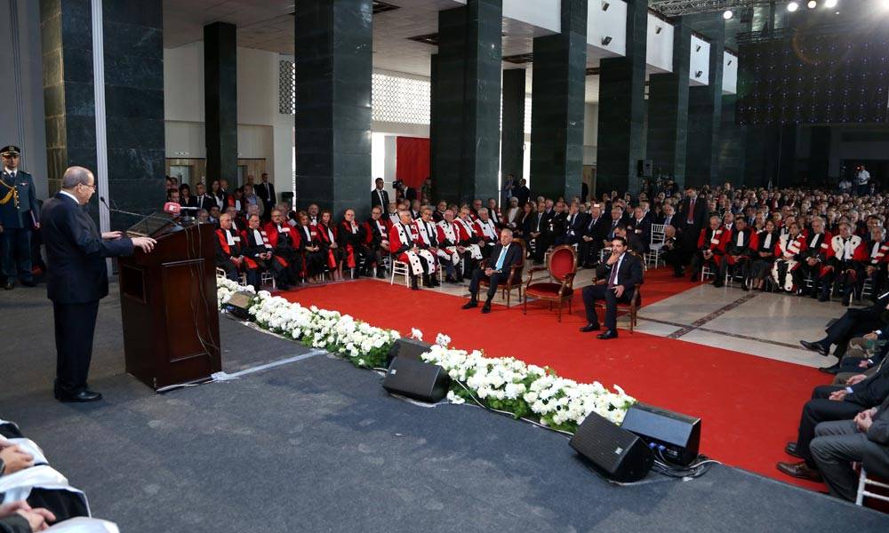 إفتتاح السنة القضائيّة تحت شعار «باسم الشعب تُبنى الدولة»
