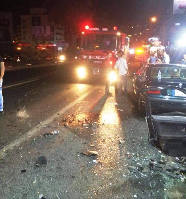 جريحان بحادث سير في جونيه