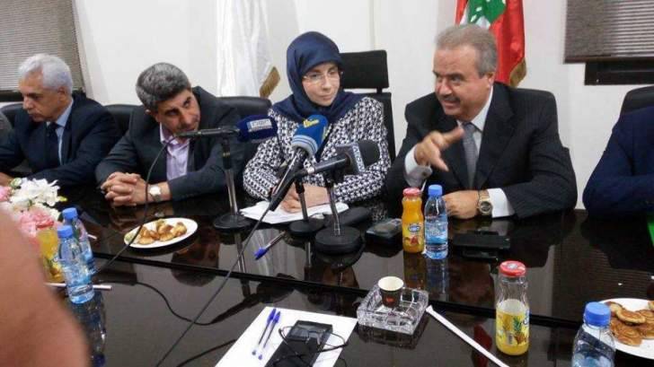 عزالدين وجابر أكدا خلال اعادة تشغيل معمل للنفايات في النبطية ان الازمة وطنية وبحاجة الى حل