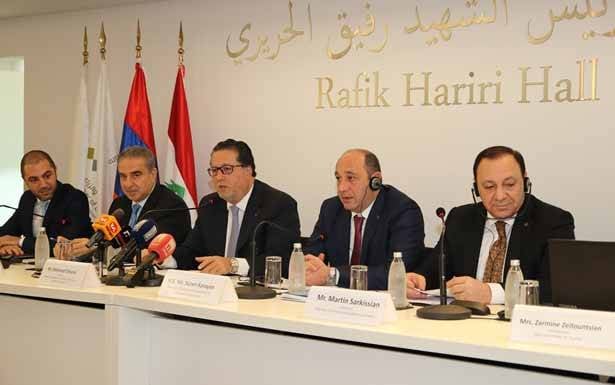فرعون يرعى «مُلتقى الأعمال الأرميني ــ اللبناني»
وتوقيع اتفاق تعاون بين غرفتي بيروت وأرمينيا