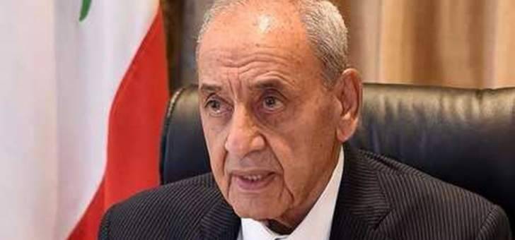 بري أبرق لنظيرته الاسبانية: نقف الى جانب اسبانيا ودعم وحدتها