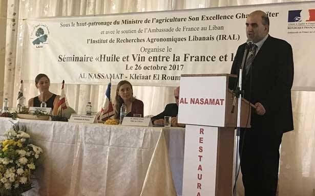 إهتمام فرنسي لافت بتحسين الجودة
«الزراعة» نظمت والسفارة الفرنسيّة
مُؤتمراً علمياً حول زيت الزيتون والنبيذ