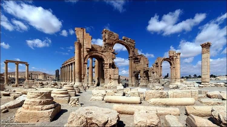 روسيا تسلم سوريا نموذجا ثلاثي الأبعاد لمدينة تدمر