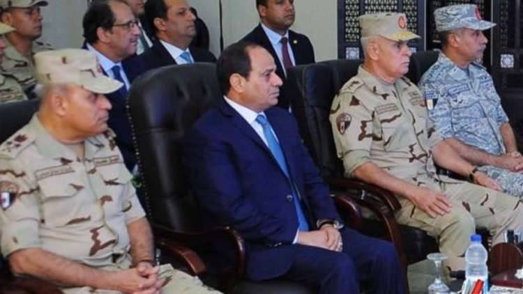 بالصور.. أول ظهور لرئيس الأركان المصري الجديد مع السيسي