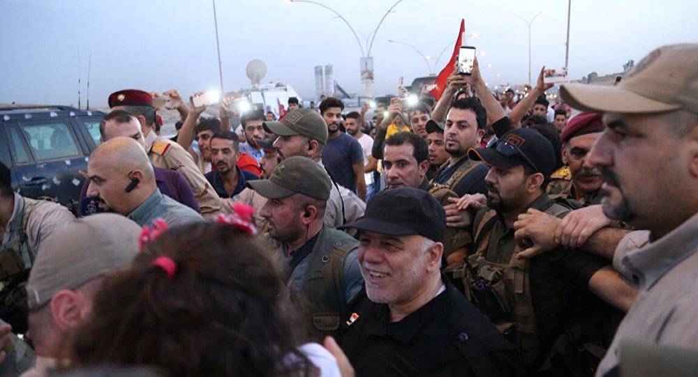العبادي يبارك تحرير منفذ حصيبة الحدودي