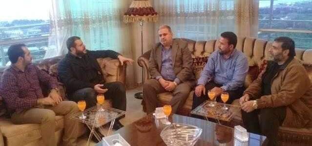 قيادة حماس بلبنان التقت وفدا من حزب الله وبحثا آخر التطورات