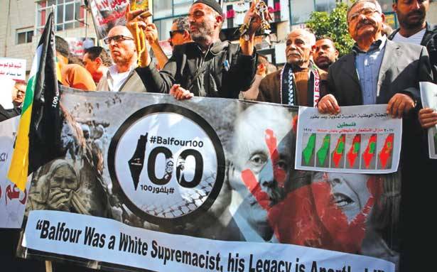 100 عام على أسوأ «وعد» سلب أرض فلسطين وبريطانيا تفتخر