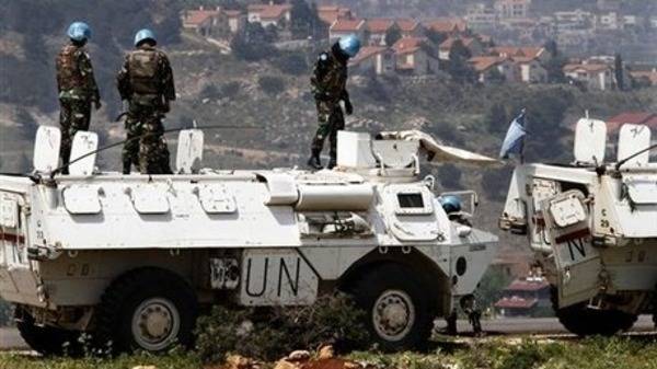 فريق من اليونيفيل يتفقد منطقة خرقها العدو  في خراج بليدا