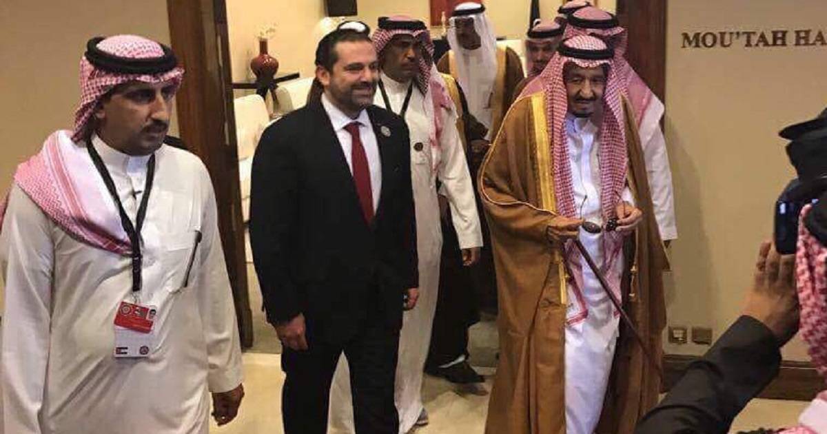 ما حقيقة استقبال الملك سلمان للرئيس الحريري منذ قليل؟