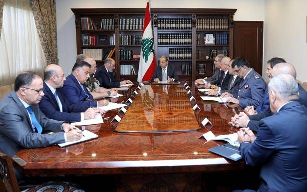 القادة الامنيون من بعبدا: الوضع الامني جيّد وجاهزون للتدخل