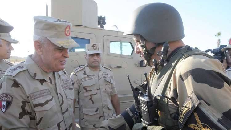 رئيس أركان الجيش المصري في شمال سيناء