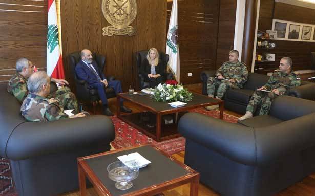 الصراف عرض الأوضاع مع سفيرة لبنان في الأردن