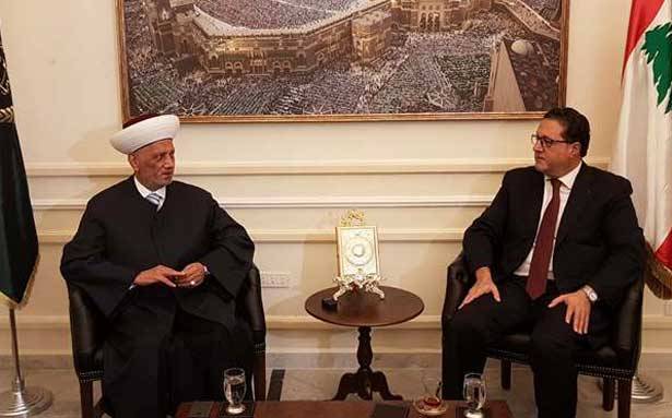 شقير زار المفتي دريان : الأوضاع الماليّة والنقديّة ممسوكة