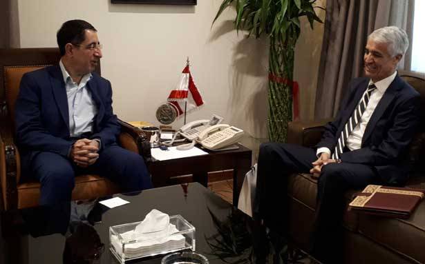 الحاج حسن عرض التبادل التجاري مع الجزائر