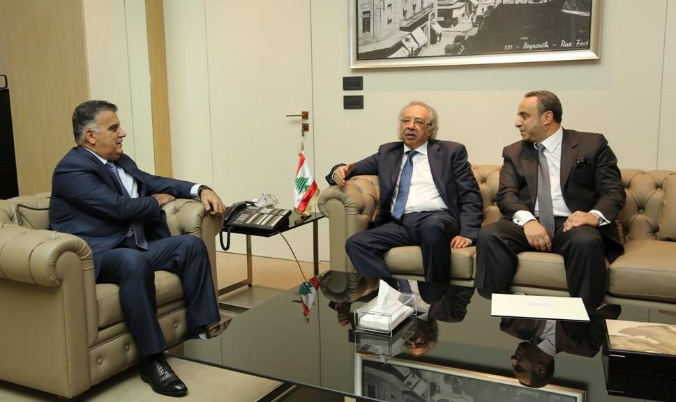 ابراهيم عرض مع وفد من المصارف العربية انعكاس التطورات على القطاع