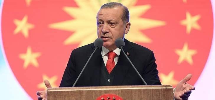 أردوغان: الشعب التركي يملك العزيمة لدحر جميع الهجمات