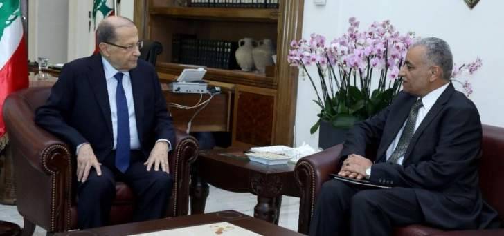 الرئيس عون استقبل سفير العراق في لبنان علي العامري