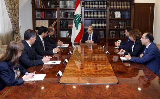 وفد البنك الدولي عرض المستجدات مع عون
وأعلن استمرار دعمه والتزامه بالعمل مع الحكومة