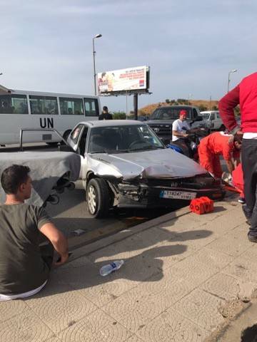 بالصور: حادث سير مروّع على طريق المطار
