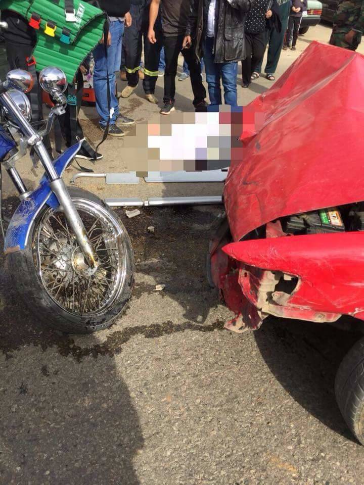 حادث صدم مروّع في بلدة حراجل